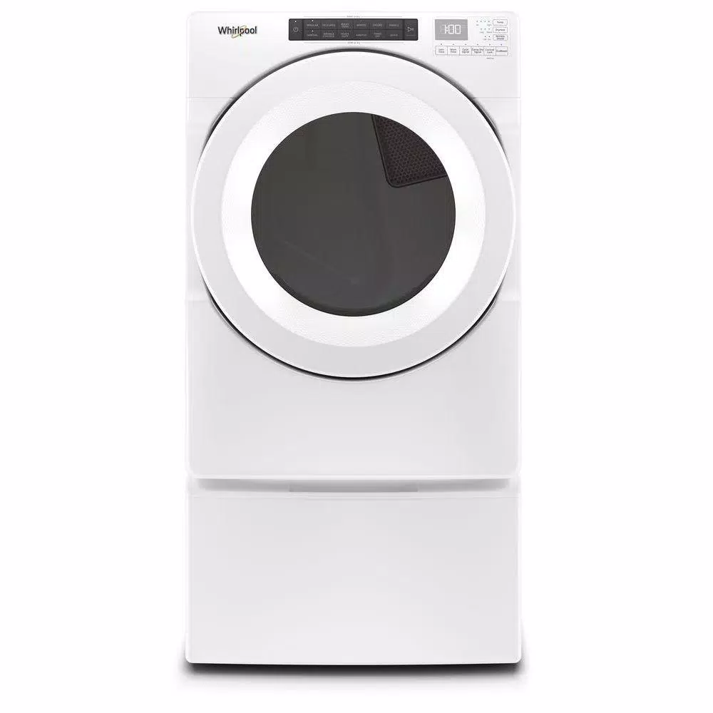 Whirlpool 7.4 cu. ft. 120Volt White Gas Vented Dryer with Intuitive
